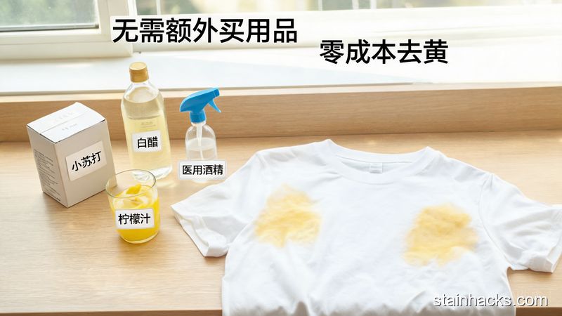 洁净生活家 白色衣服腋下发黄怎么洗？小苏打加它轻松焕白