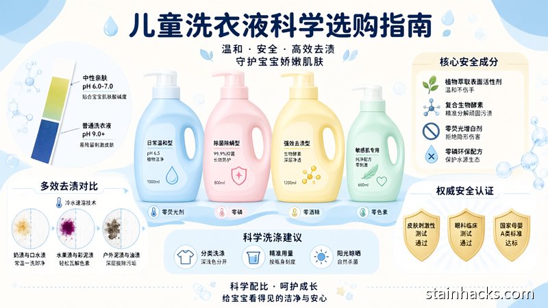 儿童内衣洗衣液推荐：温和洁净呵护宝宝肌肤的实测选购指南