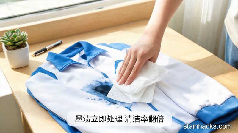 牙膏去除墨水渍小妙招,学生党校服笔渍轻松救