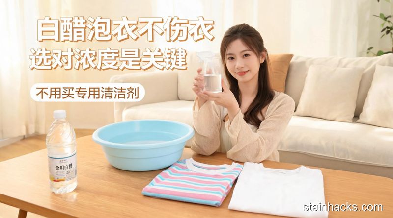 白醋洗衣服会伤面料吗？不同材质的使用注意事项