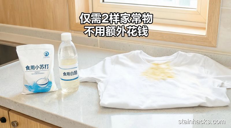 小苏打加白醋洗衣服,去黄除垢的搭配使用技巧