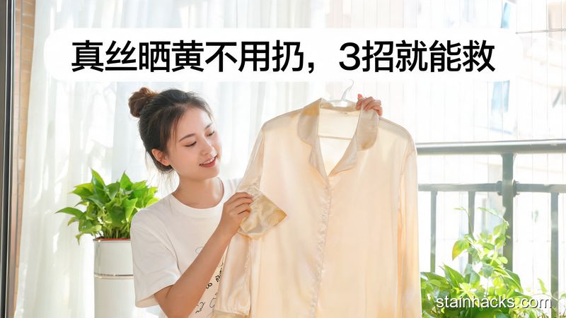 真丝衣物被阳光晒黄了怎么办？温和修复与保养禁忌