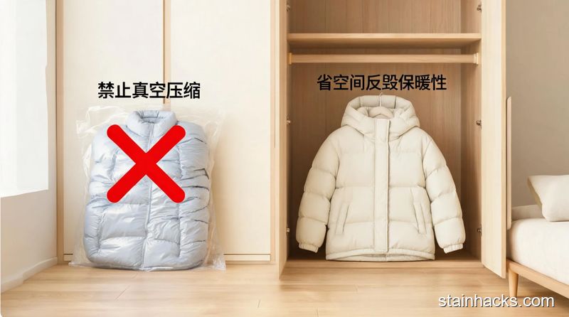 羽绒服收纳前要做什么？正确折叠存放不跑绒不变形