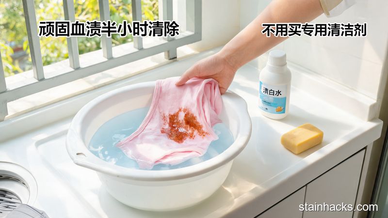 大姨妈血渍怎么洗最干净？新鲜与陈旧血渍分别处理