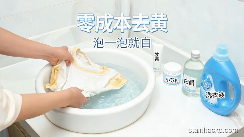 洁净生活家 白衣服放久了发黄怎么洗白？收纳前做好这一步不发黄