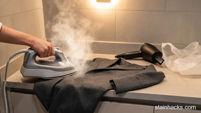 蒸汽熨斗和风筒急救去除衣服香水残留味